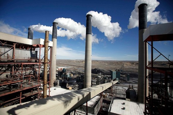 Coal-fired power plant in Wyoming