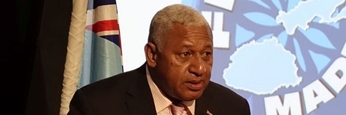 Fijian Prime Minister Voreqe Bainimarama