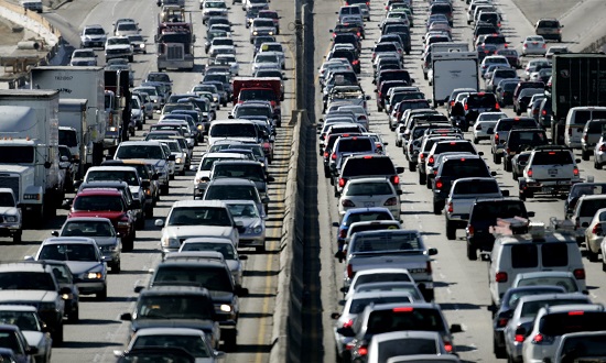 Los Angeles Freeway Traffic