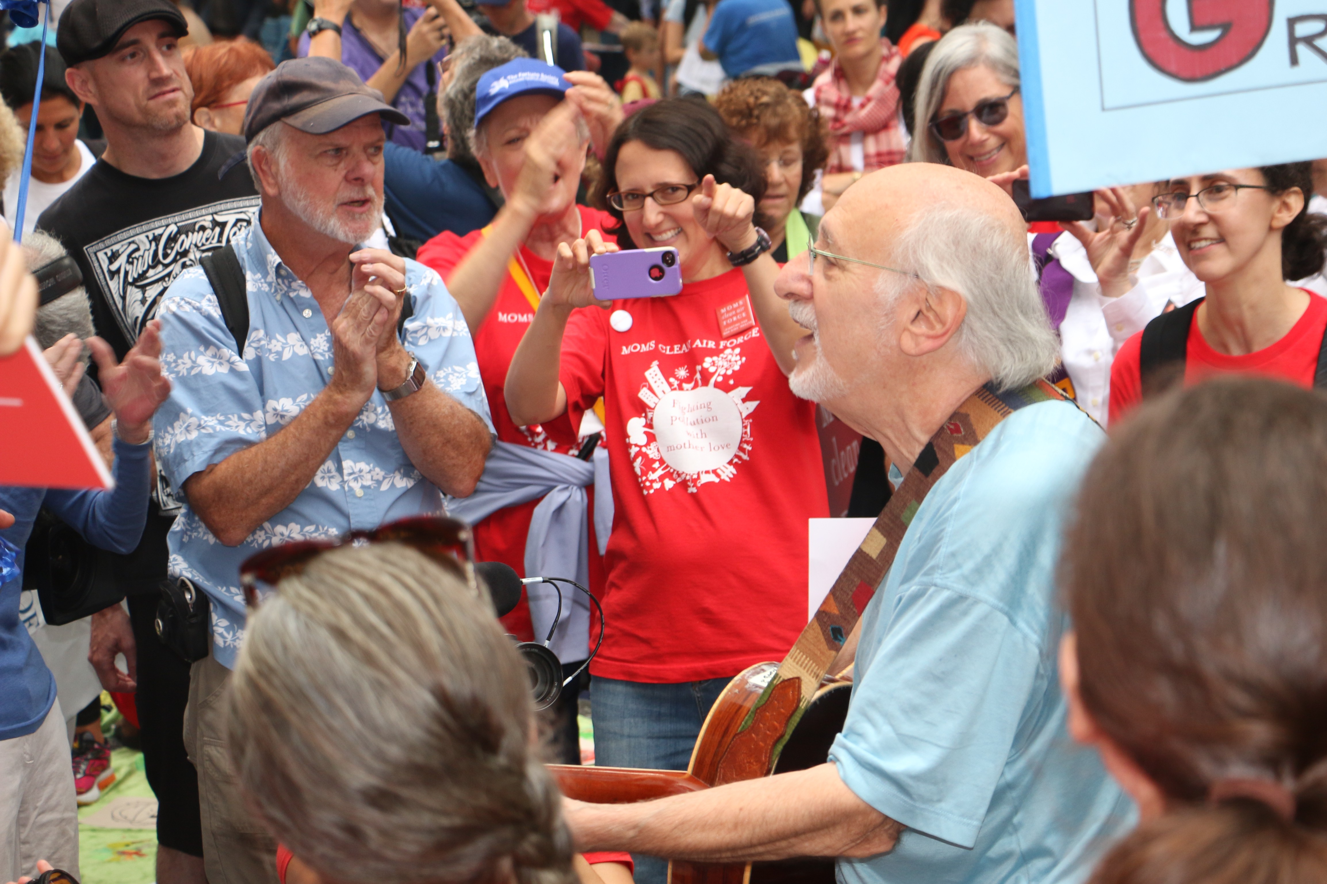 Peter Yarrow at the People's Climate March
