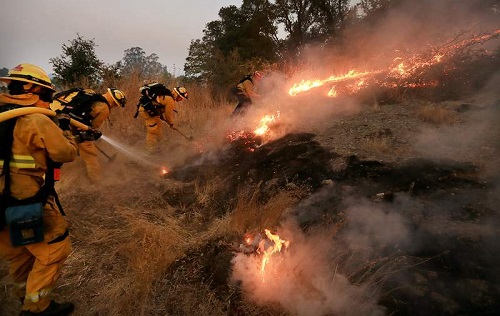 Sonoma County CA Wildfire