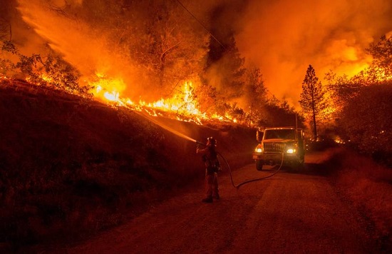 Wildfire San Andreas CA