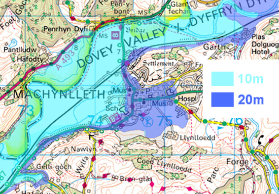 sea level rise and the future of Machynlleth