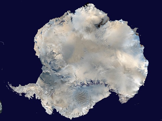Satellite Image of Antarctica