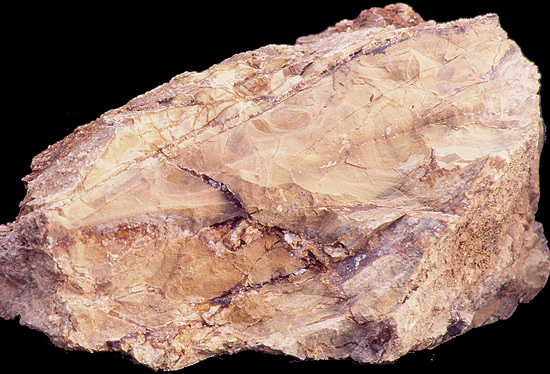 deep-weathered Silurian mudstone