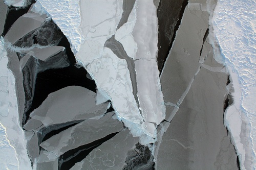 NASA Aerial photo of Arctic sea ice