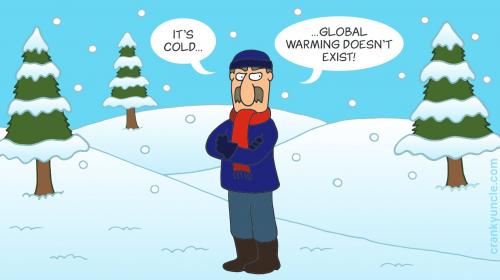 Cranky Uncle cold weather cartoon