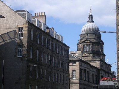 View of Old College, University of Edinburgh.