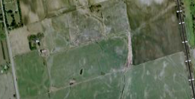 Pipeline route prior to housing development