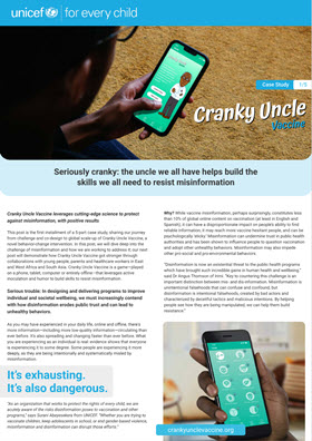 Unicef Case Study 1/2