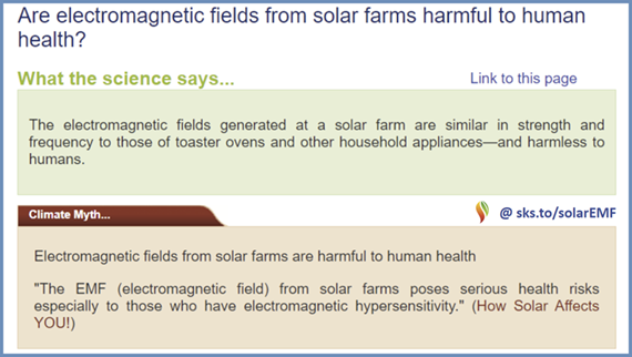 Fact-Myth solarEMF