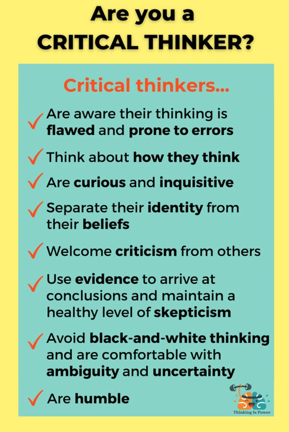 Critical Thinkers Try To