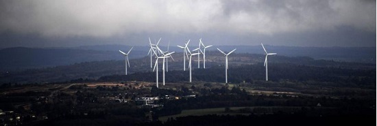 Wind Farm in Southern France