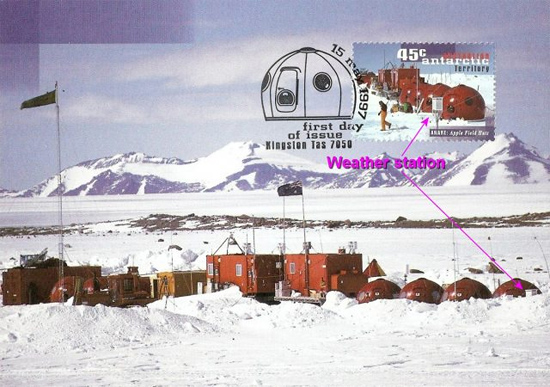 Temporary Antarctic field-camp
