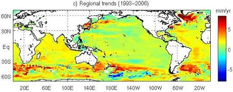 Deep ocean thermal expansion